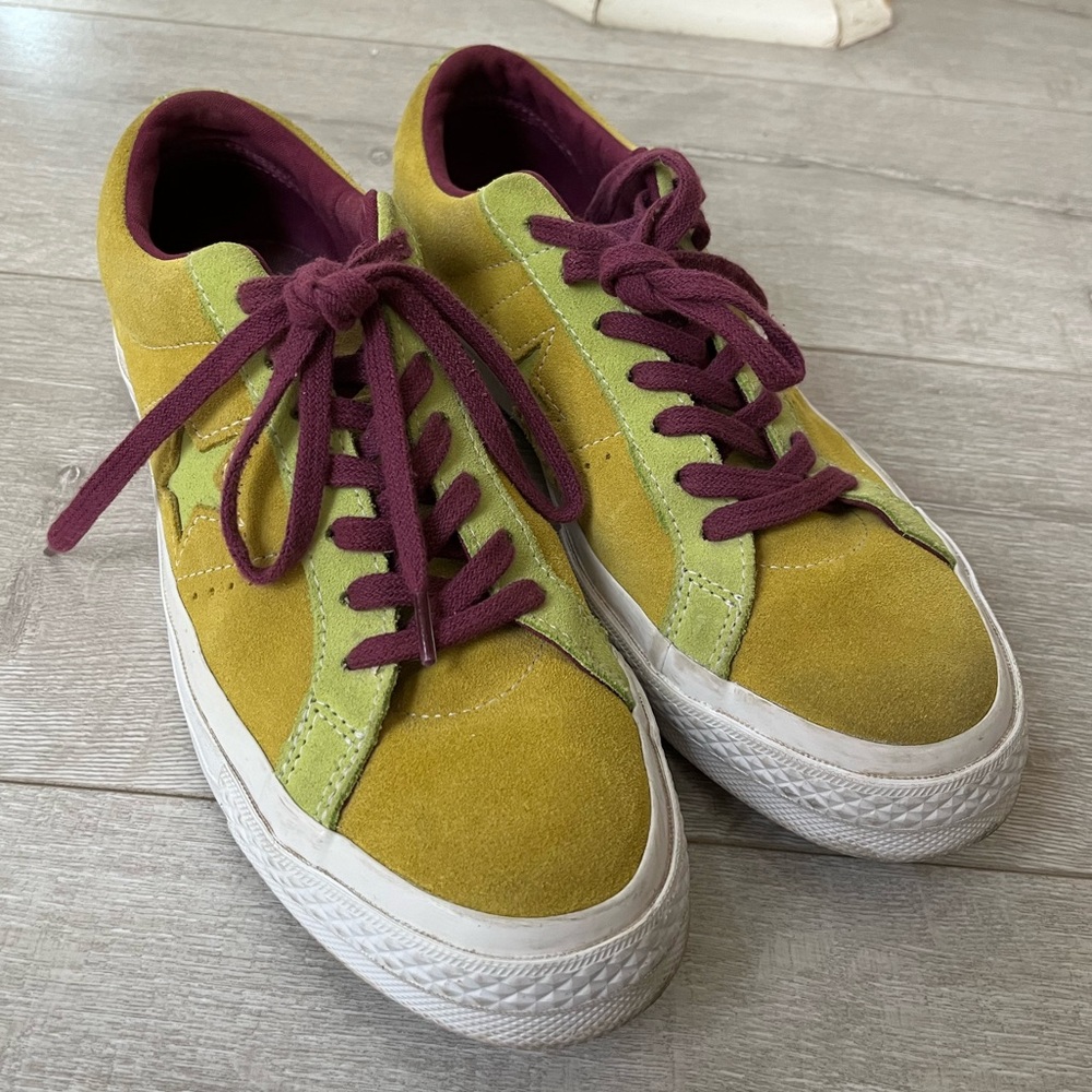 Converse One Star OX Sneakers - Apple Green/Sharp Green
